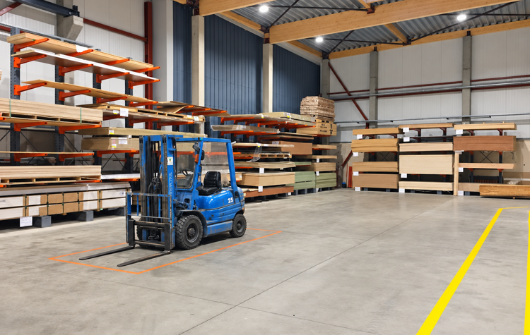 5S warehouse wood